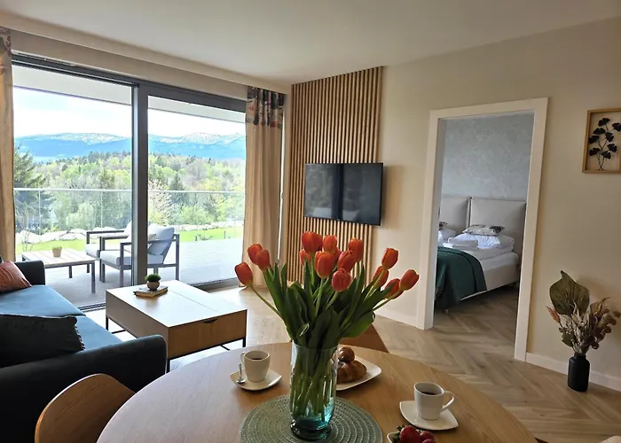 Luksusowy Cudny Widok Z Prywatnym Jacuzzi I Sauna - Kras Apartment Szklarska Poreba